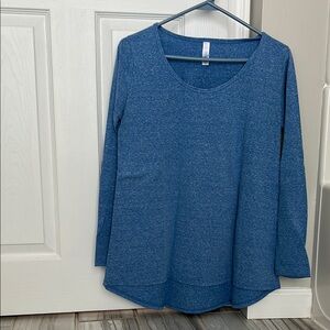 Lularoe heathered blue lynnae size s